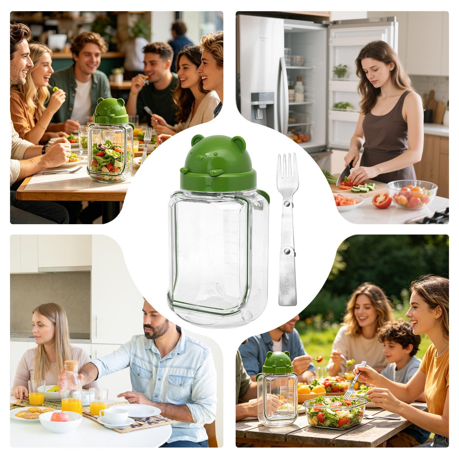 Meal Prep Gym Food - Contenants de préparation de salades, organisateur