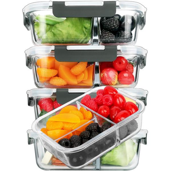Meal Prep Gym Food - Ensemble de 5 contenants de préparation