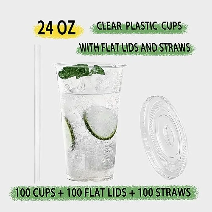 100 sets de gobelets en plasti - Meal Prep Smoothies avis et prix