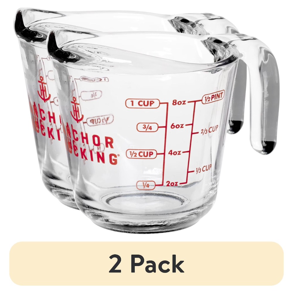 Ensemble de 2 tasses à mesurer - Meal Prep Glass avis et prix