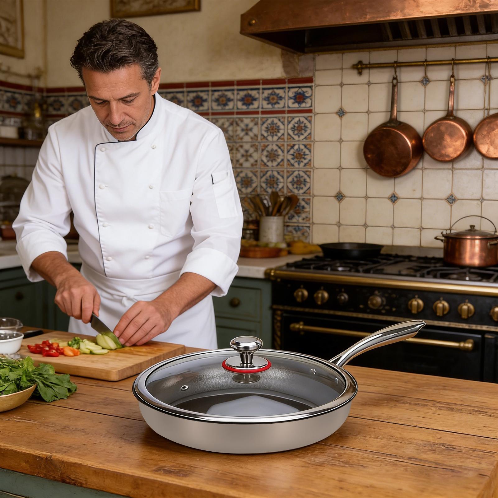 Poêle de cuisson en titane ant - Meal Prep Glass avis et prix