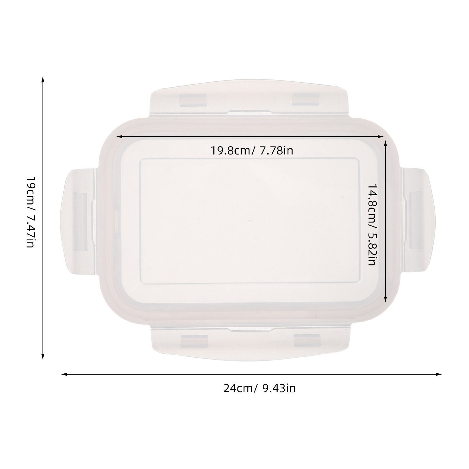 Couvercle hermétique rectangul - Meal Prep Glass avis et prix