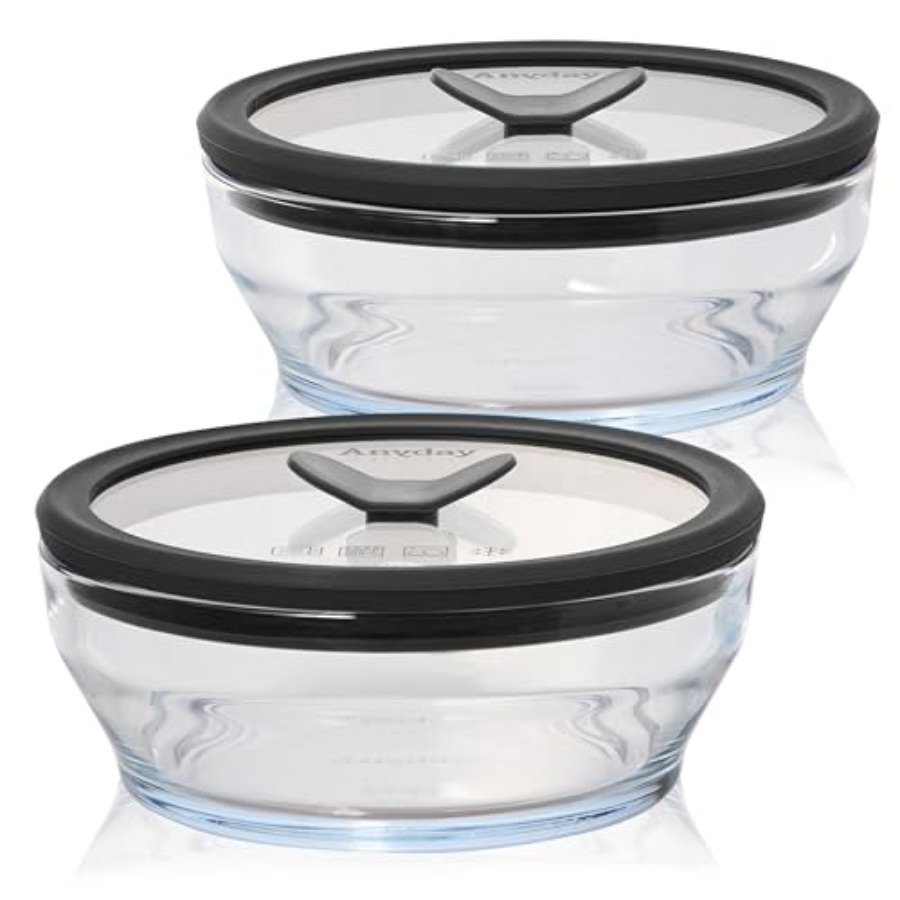 Lot de 2 récipients de conserv - Meal Prep Glass avis et prix