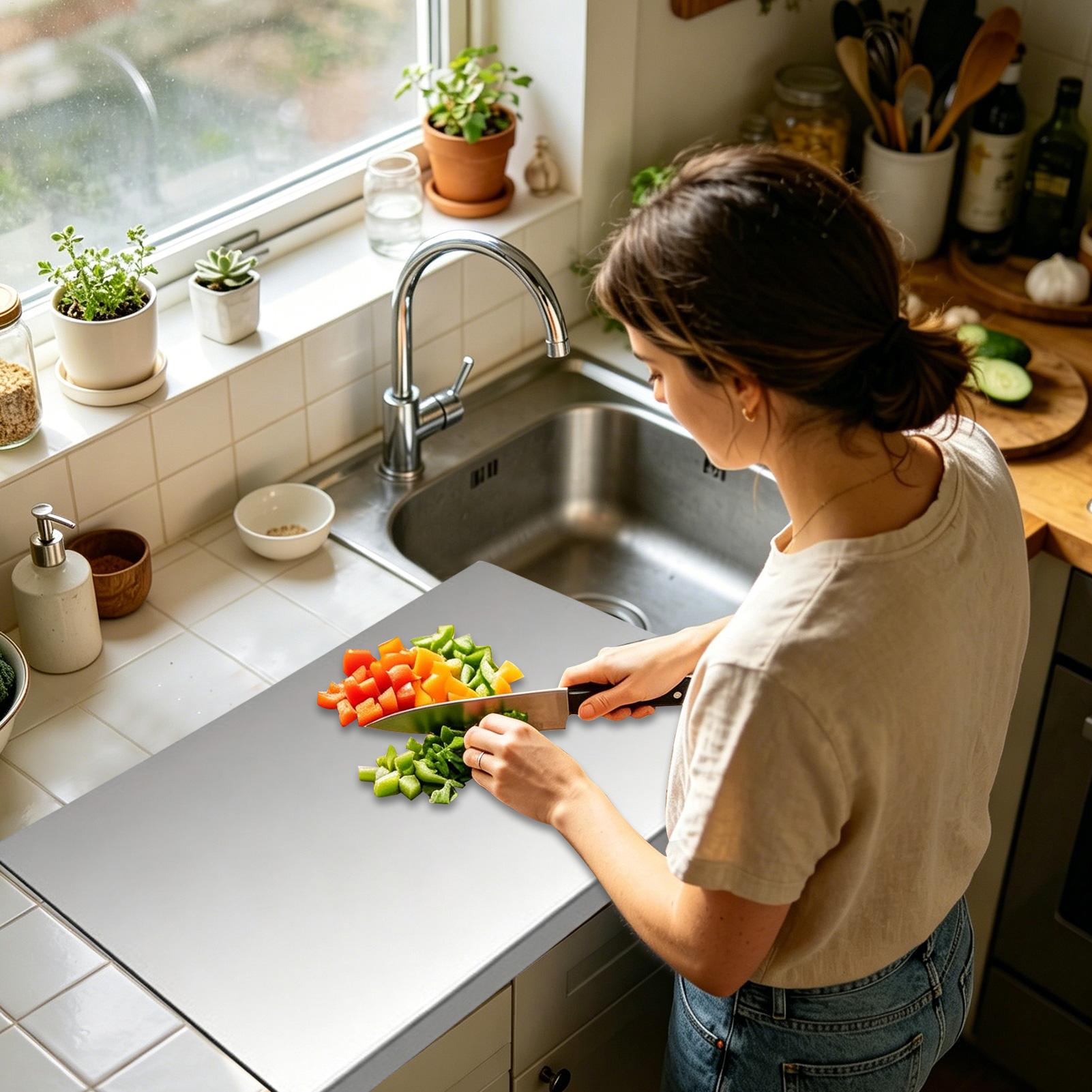 Planche à découper en acier in - Meal Prep Easy avis et prix