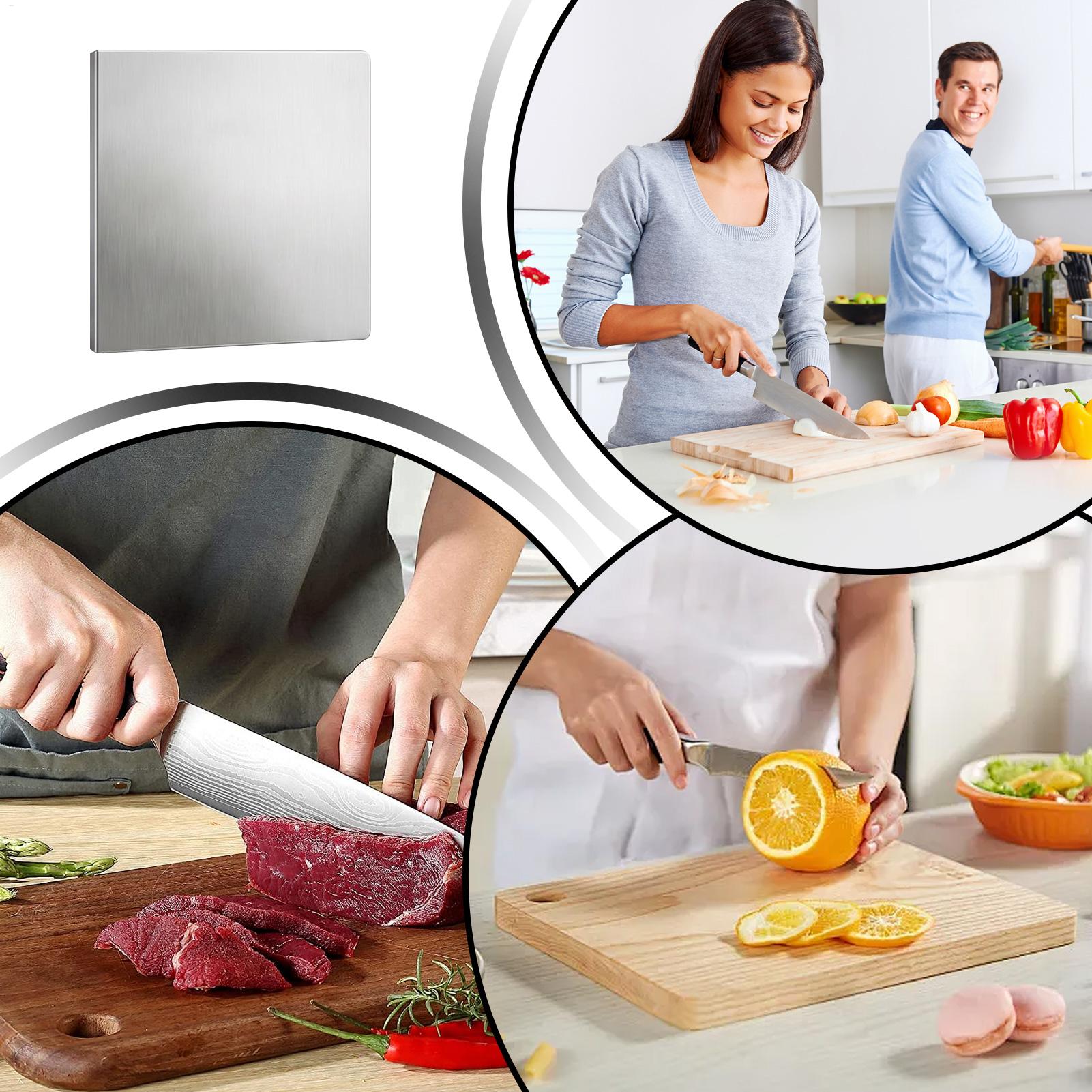 Planche à découper en acier in - Meal Prep Easy avis et prix